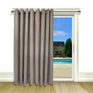 Curtains Blackout Dark Grey 112 in. W x 84 in. L. NEW IN PACKAGE.